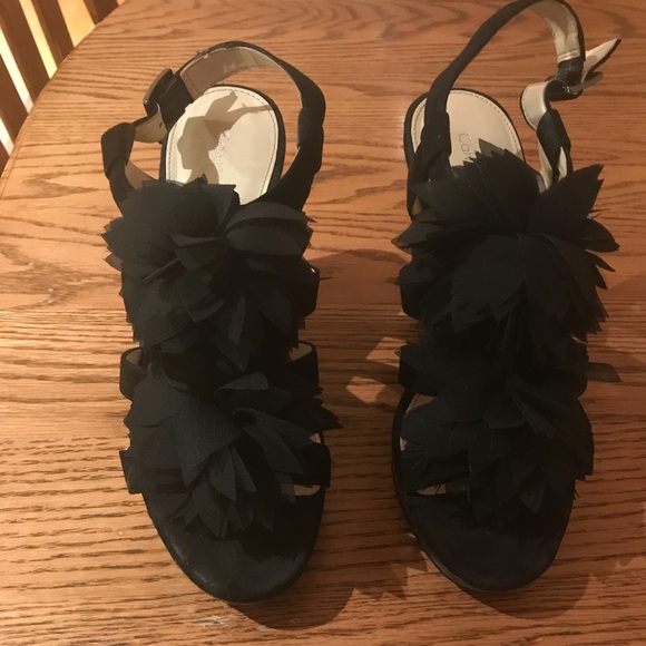 Calvin Klein Shoes - Calvin Klein black wedge sandle